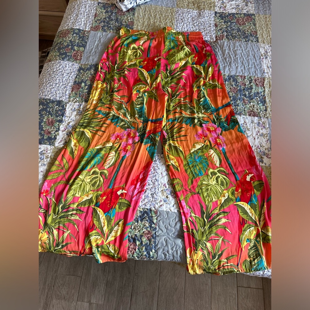 Silk pants